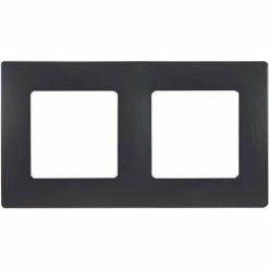 Abdeckplatte Legrand - Niloé 2V Anthrazit