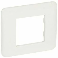 Legrand Platte Vela Serie 2 Plätze Weiß 680542