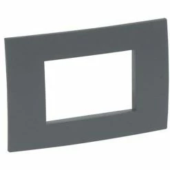 Platte Legrand Serie Vela Quadratisch 503 Farbe Anthrazit 682616