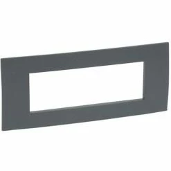 Platte Legrand Serie Vela Quadratisch 506 Farbe Anthrazit 682646