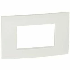 Legrand Platte Vela Quadratisch Weiß Glänzend 3 Module 685641