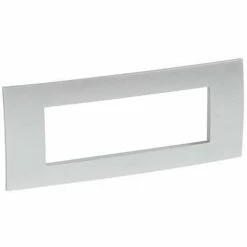 Legrand Platte Vela Quadratisch Metallisch Grau 6 Module 685748