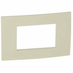 Legrand Platte Vela Quadratisch Elfenbeinfarben 3 Module 685800