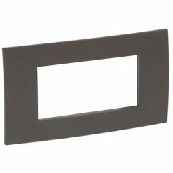 Legrand Platte Vela Quadratisch Kakao 4 Module 685806