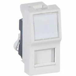 Buchse Legrand Vela Weiß RJ45 Internet Utp Cat.6 687085