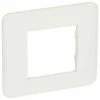Platte Legrand Serie Cross 2 Plätze Weiß 680531