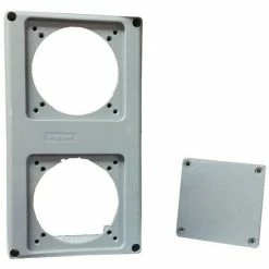 Legrand Flansch 220x125mm Für 2 X 16A CEE Steckdosen 057713