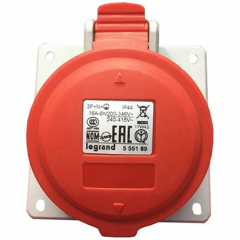 CEE Legrand Schrägsteckdose 3P+N+E 3X16A+NT 400V IP44 555189 CEE Legrand Schrägsteckdose 3P+N+E 3X16A+NT 400V IP44 555189 -LEGRAND SHOP 28574034 1