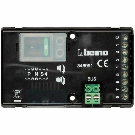LEGRAND Türlautsprechermodul Sw 8 UP Bus 8RT 55x90x26mm BTICINO346991 1 LEGRAND Türlautsprechermodul Sw 8 UP Bus 8RT 55x90x26mm BTICINO346991