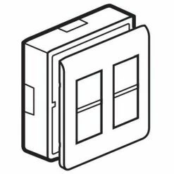 Arbeitsfläche 2 Säulen Legrand Mosaic 78882