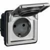 LEGRAND Soliroc Schuko Steckdose IP44 Mit Klappdeckel