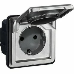 LEGRAND Soliroc Schuko Steckdose IP44 Mit Klappdeckel