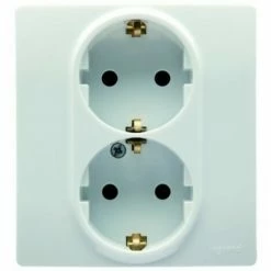 LEGRAND Niloe 2-fach Schuko-Steckdose F.1-f DoseSteckklemmen Ulweiß