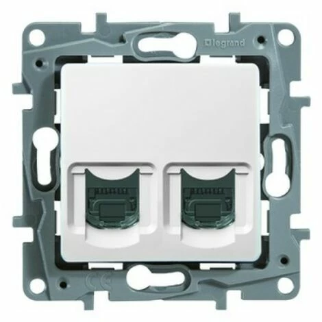 Legrand 2XRJ45-DOSE K6UTP O.SPRK UW (664774 NILOE) 1 Legrand 2XRJ45-DOSE K6UTP O.SPRK UW (664774 NILOE)
