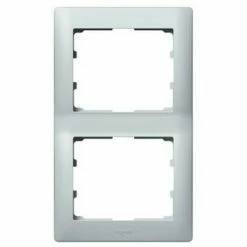 Legrand RAHMEN 2-FACH SOFT ALU VERT. (771306 GALEA)