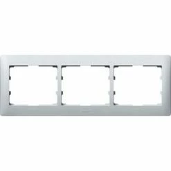 Legrand RAHMEN 3-FACH SOFT ALU HORIZ. (771303 GALEA)