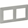 Legrand VLIFE 2FACH RAHMEN ALUMINIUM (754132)