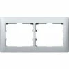 Legrand RAHMEN 2-FACH SOFT ALU HORIZ. (771302 GALEA)