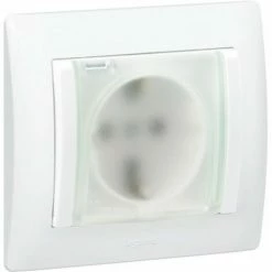 LEGRAND Steckdose Mit Klappdeckel U. Berührungschutz Galea Ultraweiß