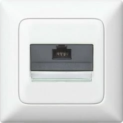 LEGRAND Abdeckung Für VDI-Steckdose 30° Flach CREO Ultraweiss