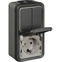 Legrand FR-SSTD+DOPPEL-WWS AP GR. IP44 (PLEXO 55 IK07 069747)