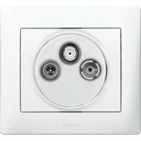 LEGRAND Abdeckung für Antennen Steckdose 3 Loch Galea Ultraweiß LEGRAND Abdeckung Für Antennen Steckdose 3 Loch Galea Ultraweiß -LEGRAND SHOP 37127058 1