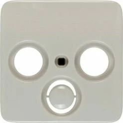 LEGRAND Abdeckung Für Antennen Steckdose 3 Loch CREO Mandelweiß