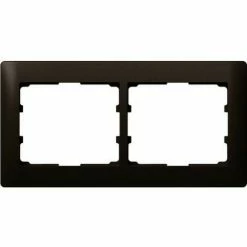 Legrand RAHMEN 2-F. DARK BRONZE HORIZ. (771202 GALEA DB)