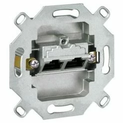 LEGRAND Einsatz Datendose 2xRJ45 Kat.6 Vollgeschirmt Ultraweiß