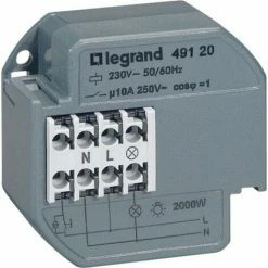 LEGRAND Elektronischer Fernschalter Doseneinbau 1-polig 10A 250V