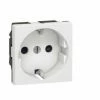 Stecksockel 2P + TT Weiß Legrand Mosaic 77213