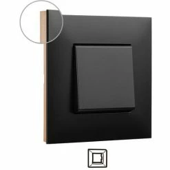 1-Element-Rahmen VALENA NEXT Dunkel / Kupfer LEGRAND 741071