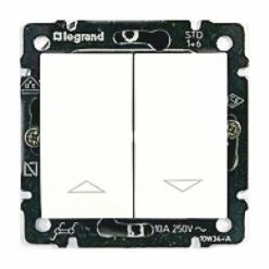 Doppelschalter Jalousie VALENA Weiß LEGRAND 774404