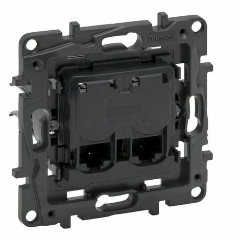 Telefon- und Computer-Basis RJ 45 Niloé Step Cat.6 UTP double LEGRAND 864043 Telefon- Und Computer-Basis RJ 45 Niloé Step Cat.6 UTP Double LEGRAND 864043 -LEGRAND SHOP 50327031 1