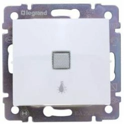 Lichtknopf VALENA Weiß LEGRAND 774413