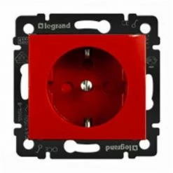 Rote 2P + TT-Buchse Mit VALENA LEGRAND-Verschluss 774327