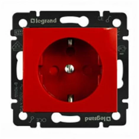 Rote 2P + TT-Buchse mit VALENA LEGRAND-Verschluss 774327 Rote 2P + TT-Buchse Mit VALENA LEGRAND-Verschluss 774327 -LEGRAND SHOP 50810855 1