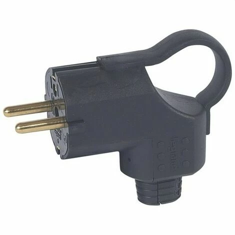 LEGRAND 050252 | Seitensteckdose Aus Schwarzem Gummi Mit Griff 1 LEGRAND 050252 | Seitensteckdose Aus Schwarzem Gummi Mit Griff