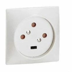 LEGRAND 055425 | Sockel 3P + TT 20A 380V 80x80mm