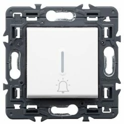 Klingelknopf VALENA NEXT 1P 6A Weiß LEGRAND 741259