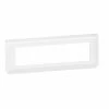 LEGRAND 078818L | 8-Modul-Mosaik-Abdeckplatte Horizontal, Weiß