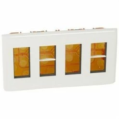 LEGRAND 078874L | Mosaik-Einbau-Arbeitsplatzbox Für 4x4 Module, Weiß