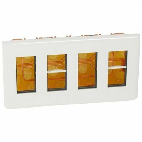 LEGRAND 078874L | Mosaik-Einbau-Arbeitsplatzbox Für 4x4 Module, Weiß 1 LEGRAND 078874L | Mosaik-Einbau-Arbeitsplatzbox Für 4x4 Module, Weiß
