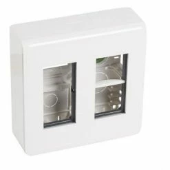LEGRAND 078882L | Arbeitsplatzbox Mosaik Aufputz Für 2x4 Module, Weiß
