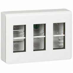 LEGRAND 078883L | Arbeitsplatzbox Mosaik Aufputz Für 3x4 Module, Weiß