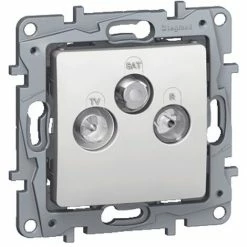 Legrand 448396694 flexiblem TV/FM/SAT Rollladen Weiß