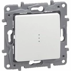 Legrand 448396607 Zwei-Wege-Schalter Mit Kontrollleuchte, Weiß