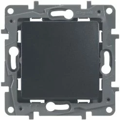 Legrand 448397657 Drucktaster NO-NF, Antraciet