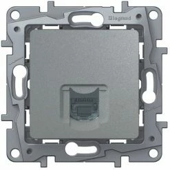 Legrand 448397119 Steckdose RJ45 UTP CAT6 Rollladen Alu