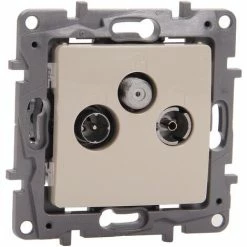 Legrand 448396698 flexiblem TV/FM/SAT Rollladen Creme